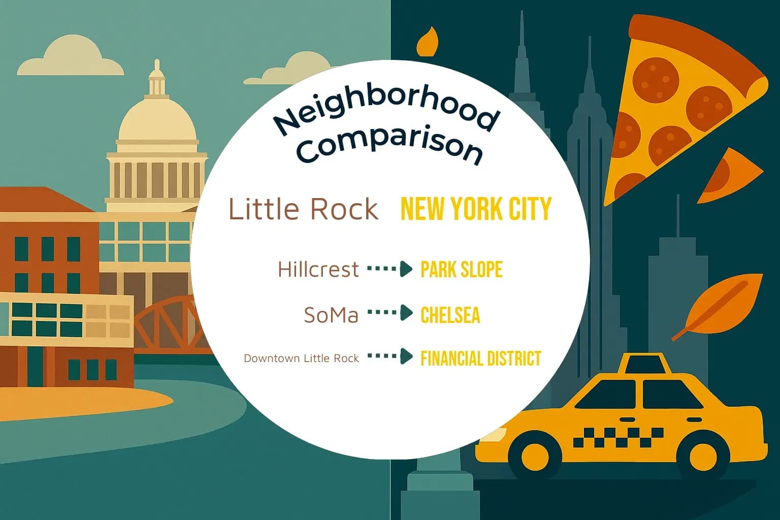 Little Rock vs New York City Neighborhood Comparison