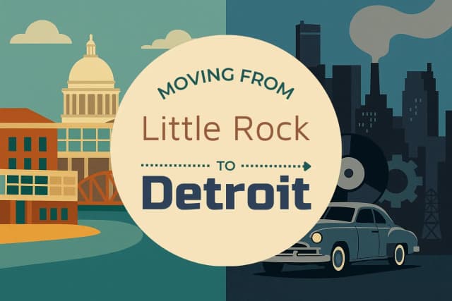 Moving from Little Rock to Detroit