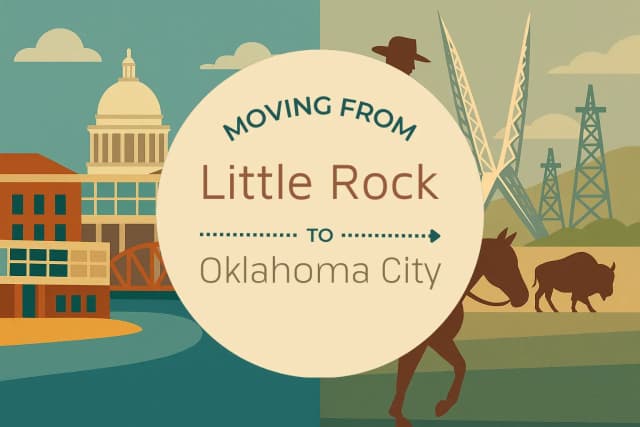 Moving from Little Rock to Oklahoma City