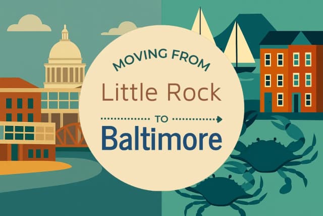 Moving from Little Rock to Baltimore