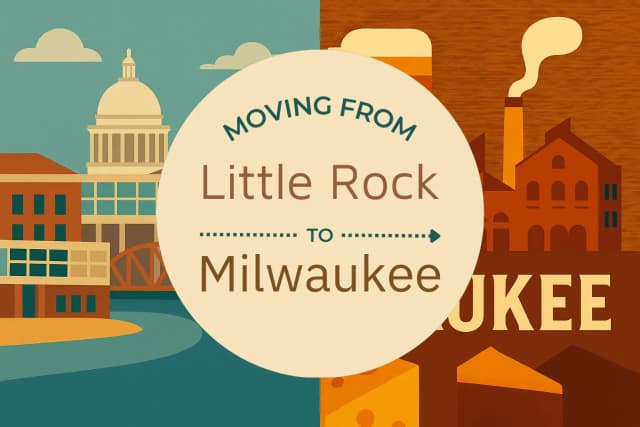 Moving from Little Rock to Milwaukee