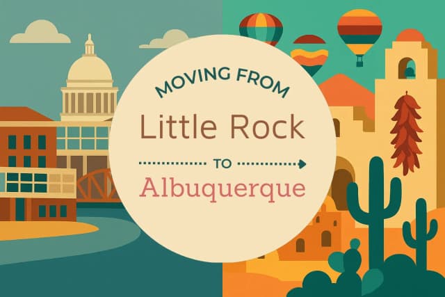 Moving from Little Rock to Albuquerque