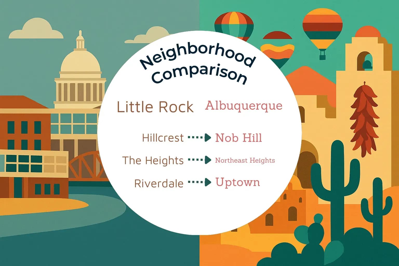 Little Rock vs Albuquerque Neighborhood Comparison