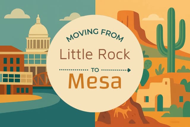 Moving from Little Rock to Mesa
