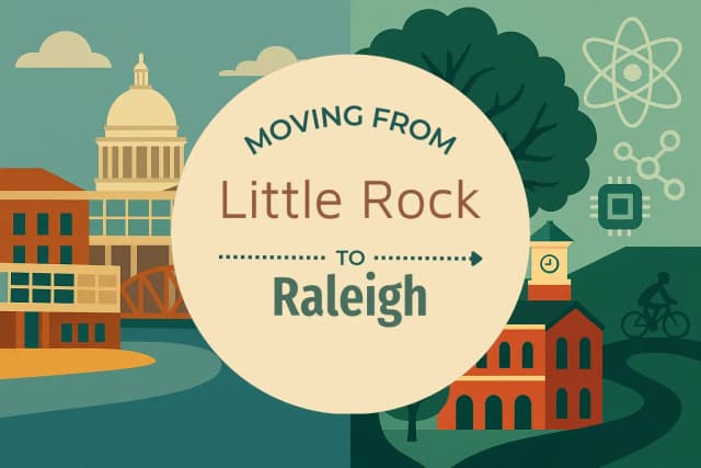 Moving from Little Rock to Raleigh