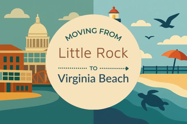 Moving from Little Rock to Virginia Beach