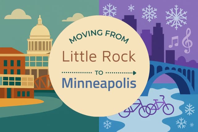 Moving from Little Rock to Minneapolis