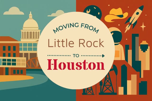 Moving from Little Rock to Houston