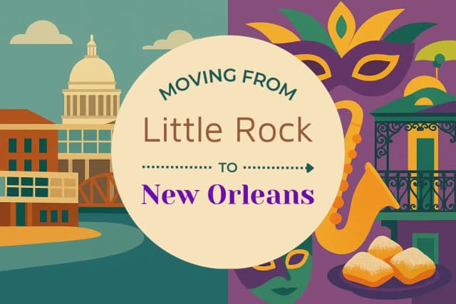 Moving from Little Rock to New Orleans