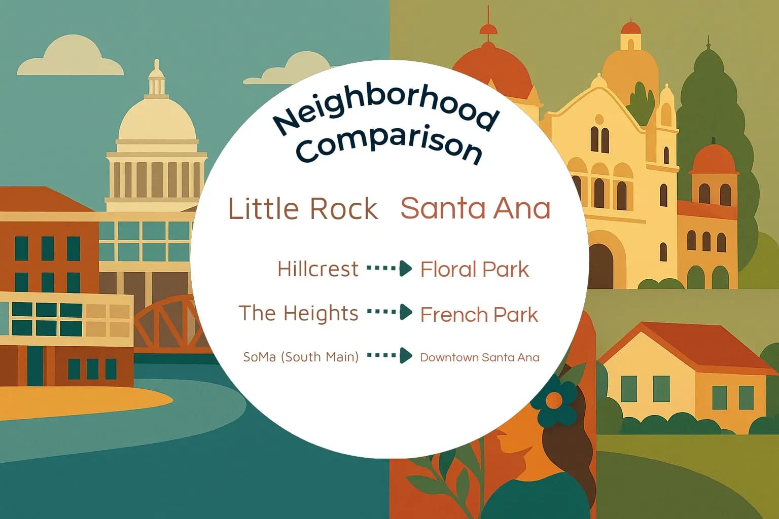 Little Rock vs Santa Ana Neighborhood Comparison