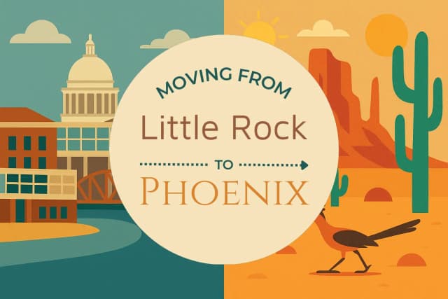 Moving from Little Rock to Phoenix