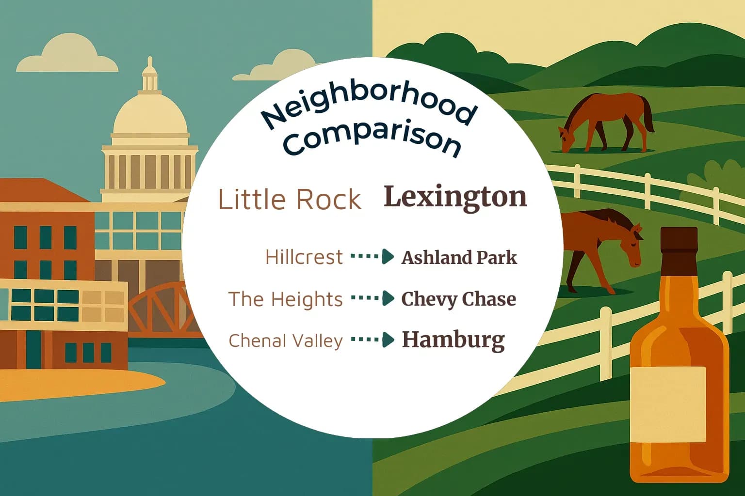 Little Rock vs Lexington Neighborhood Comparison