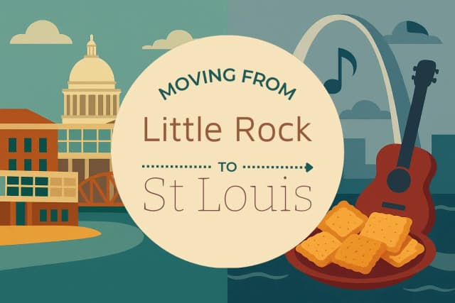 Moving from Little Rock to St. Louis