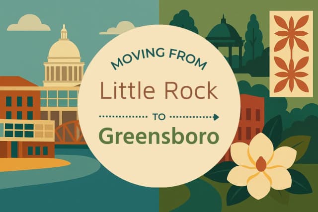 Moving from Little Rock to Greensboro