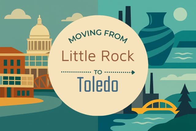 Moving from Little Rock to Toledo