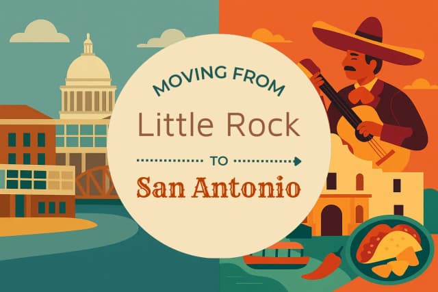 Moving from Little Rock to San Antonio