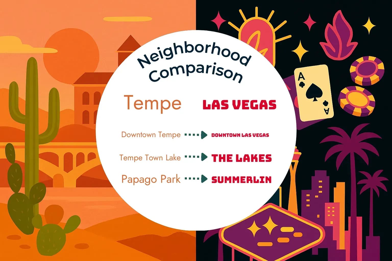 Tempe vs Las Vegas Neighborhood Comparison