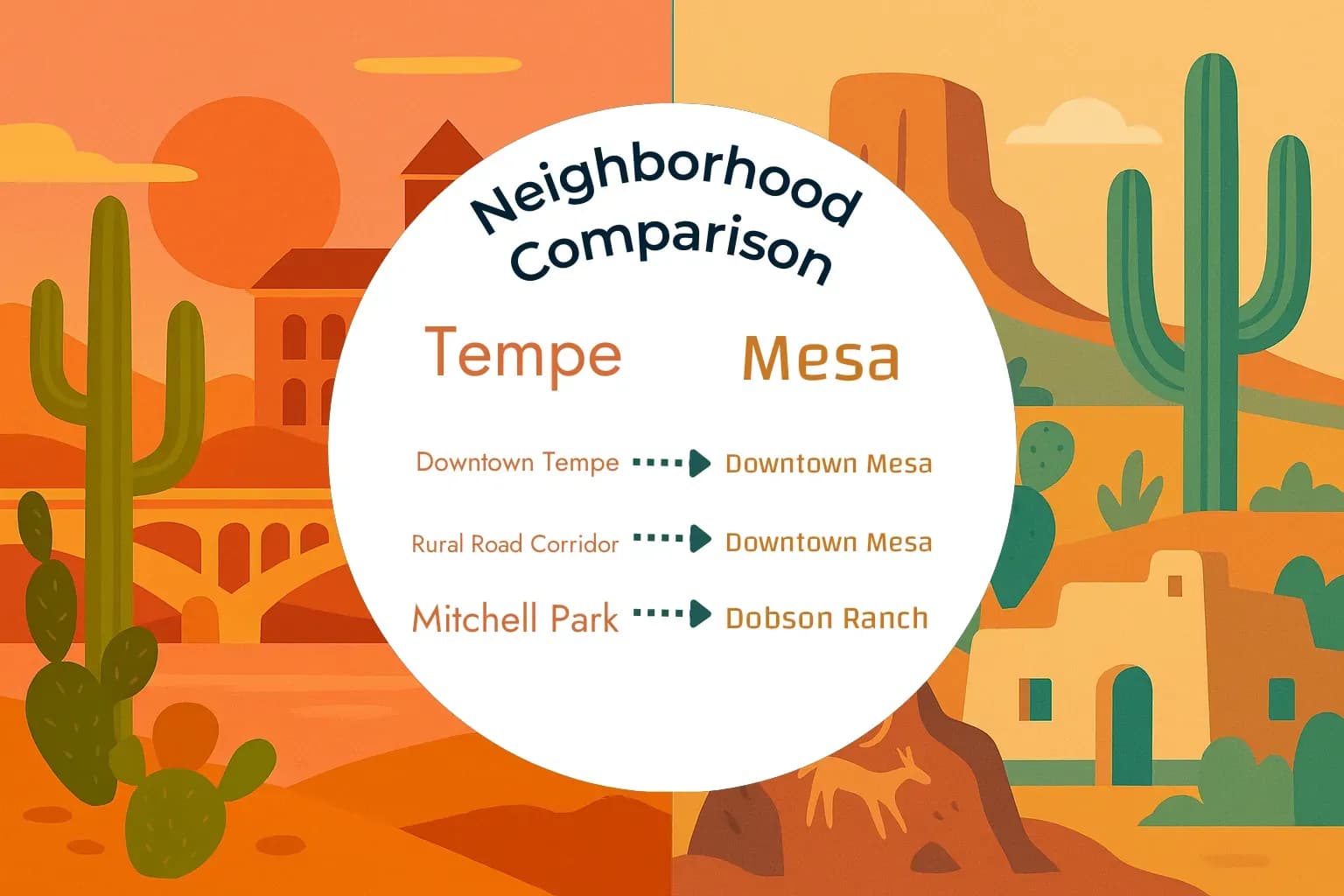 Tempe vs Mesa Neighborhood Comparison