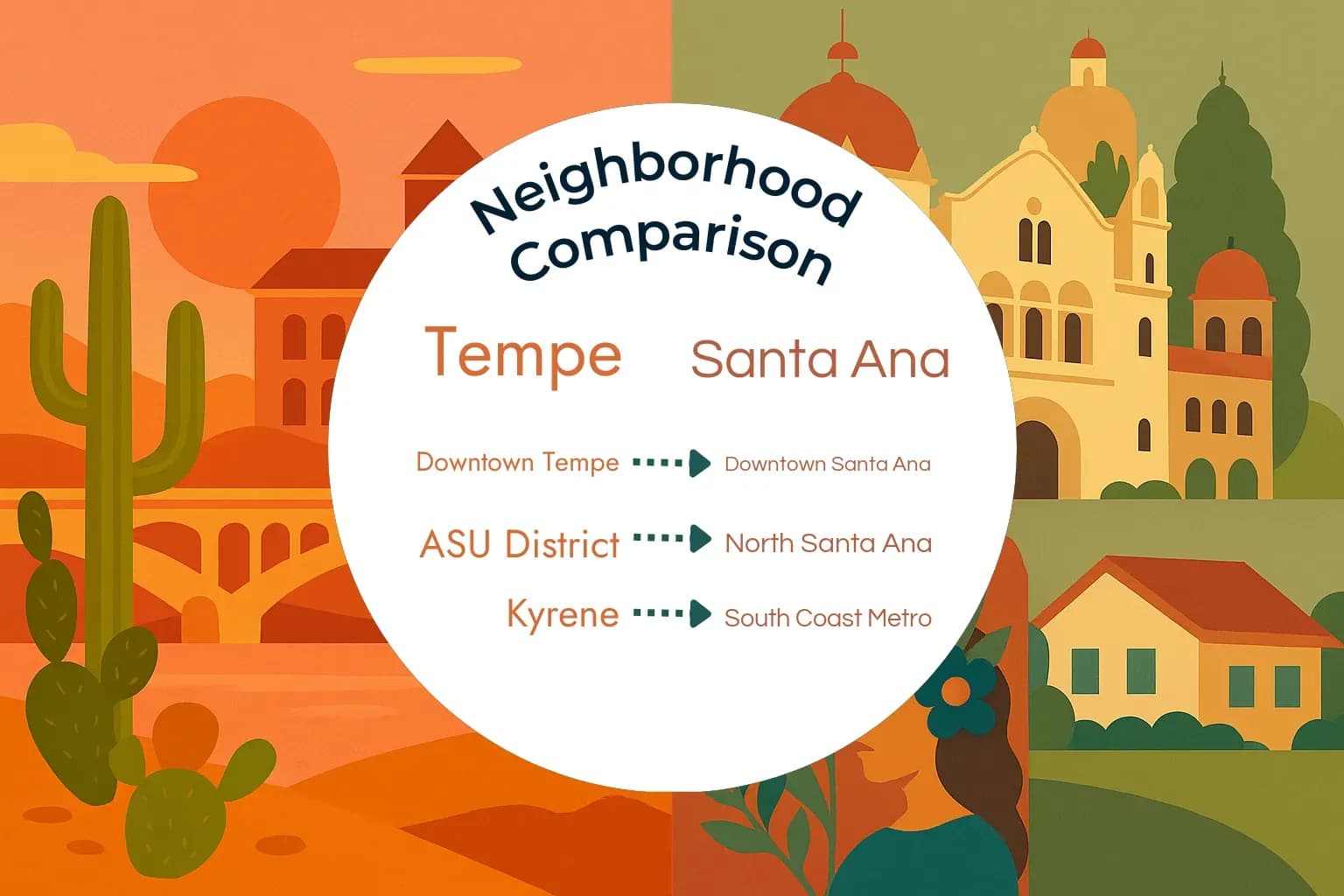 Tempe vs Santa Ana Neighborhood Comparison