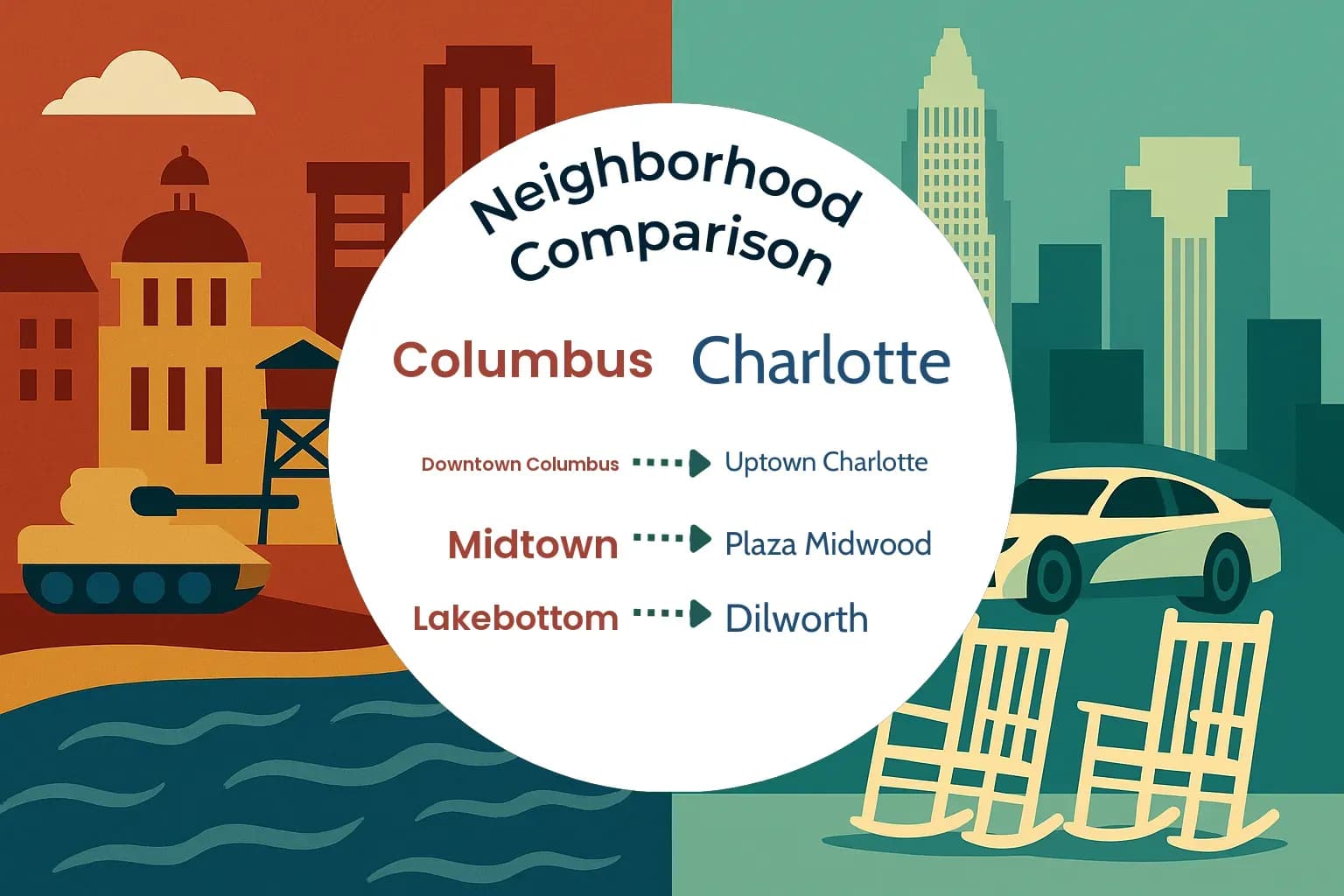 Columbus vs Charlotte Neighborhood Comparison