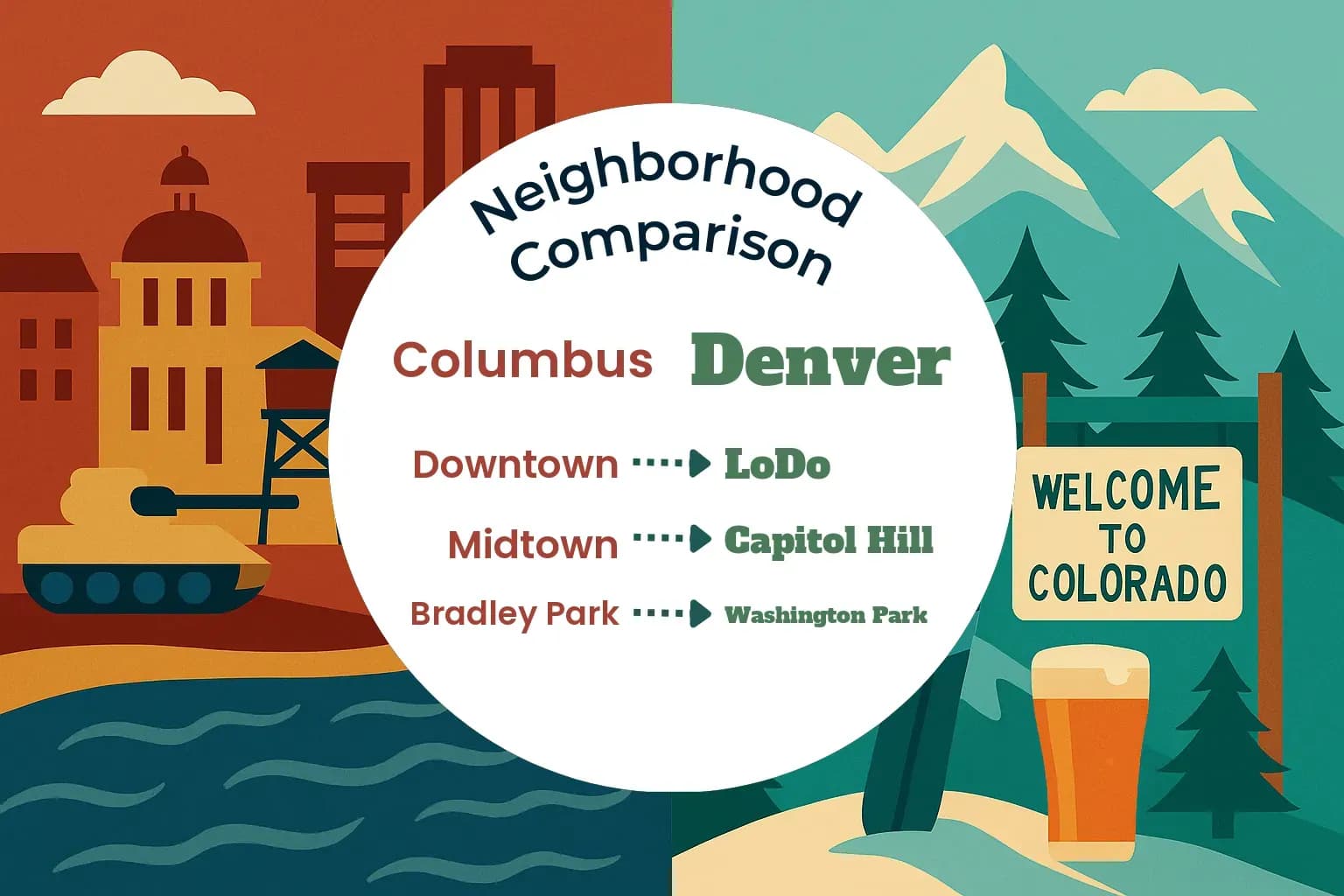 Columbus vs Denver Neighborhood Comparison
