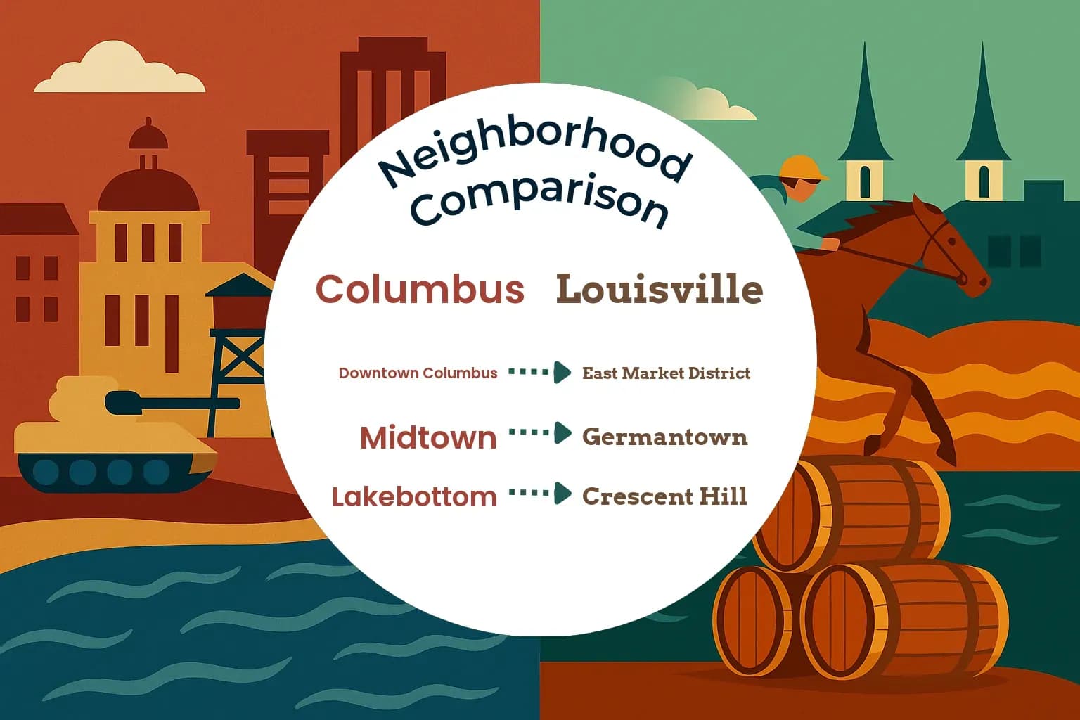 Columbus vs Louisville Neighborhood Comparison