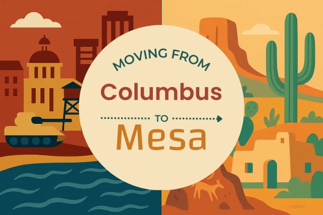 Moving from Columbus to Mesa