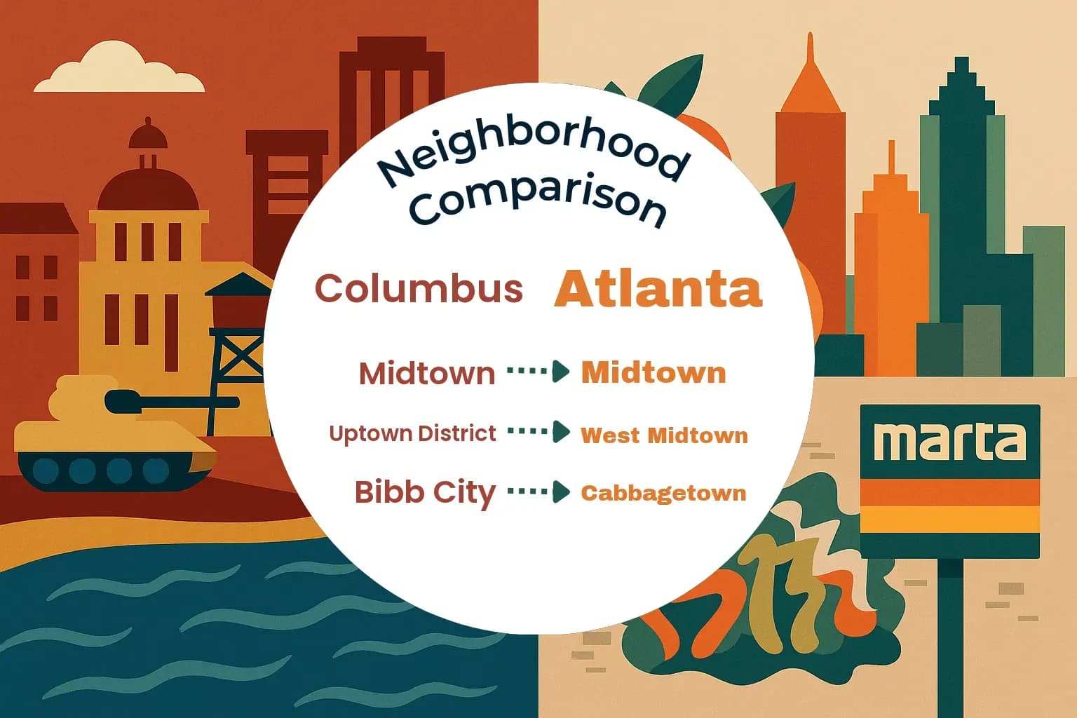 Columbus vs Atlanta Neighborhood Comparison