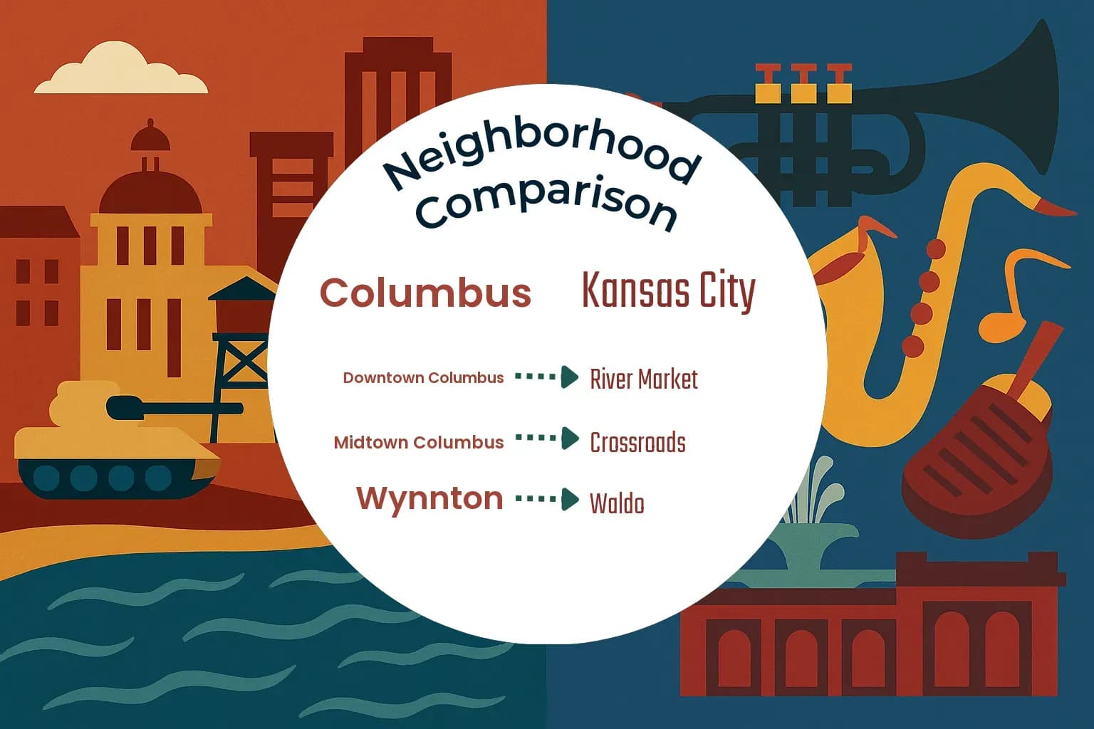 Columbus vs Kansas City Neighborhood Comparison