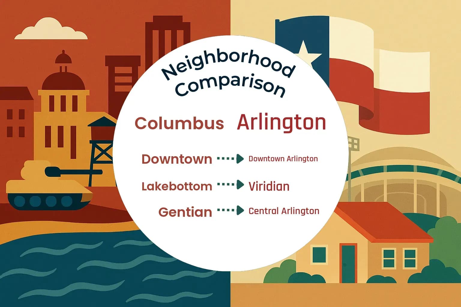 Columbus vs Arlington Neighborhood Comparison