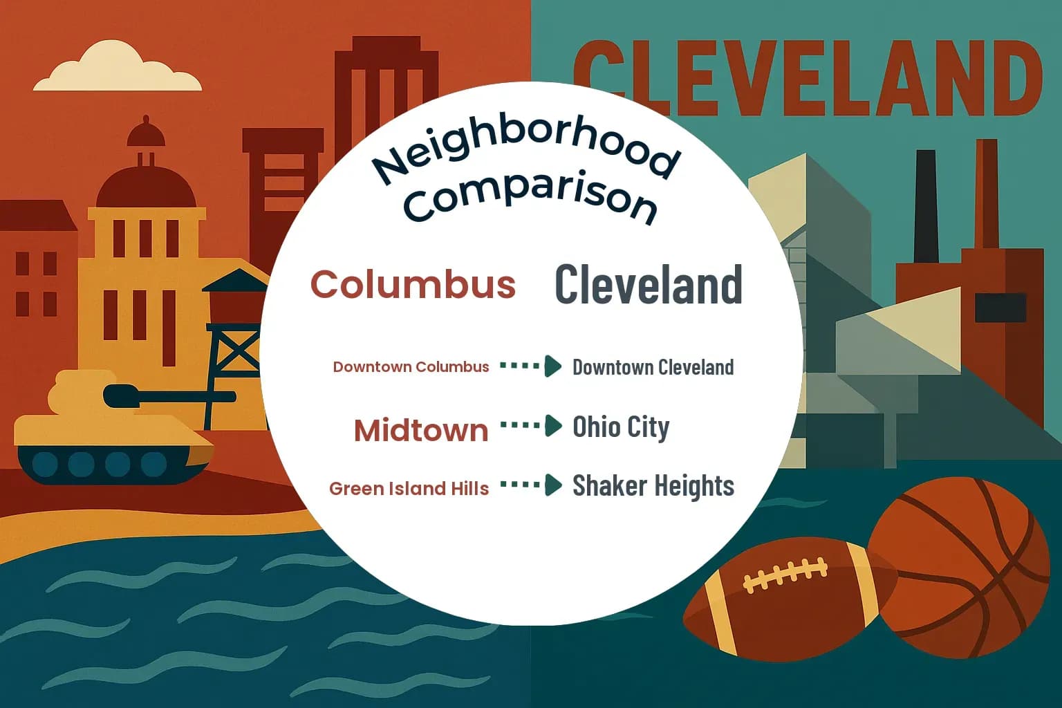 Columbus vs Cleveland Neighborhood Comparison