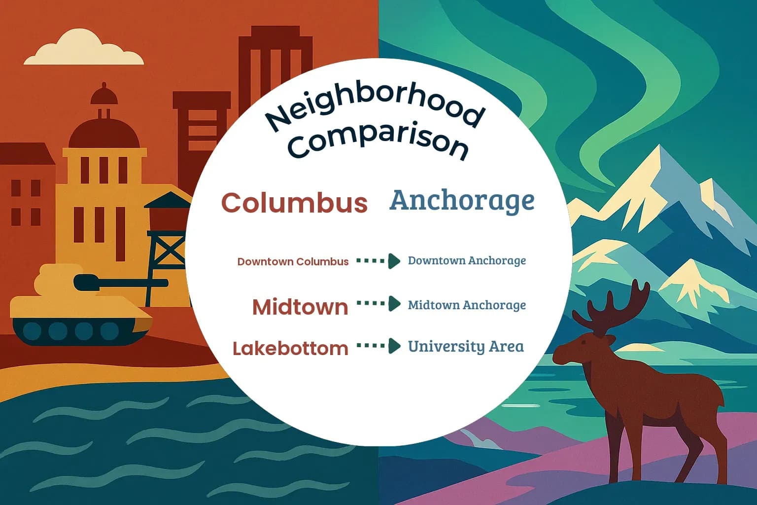 Columbus vs Anchorage Neighborhood Comparison