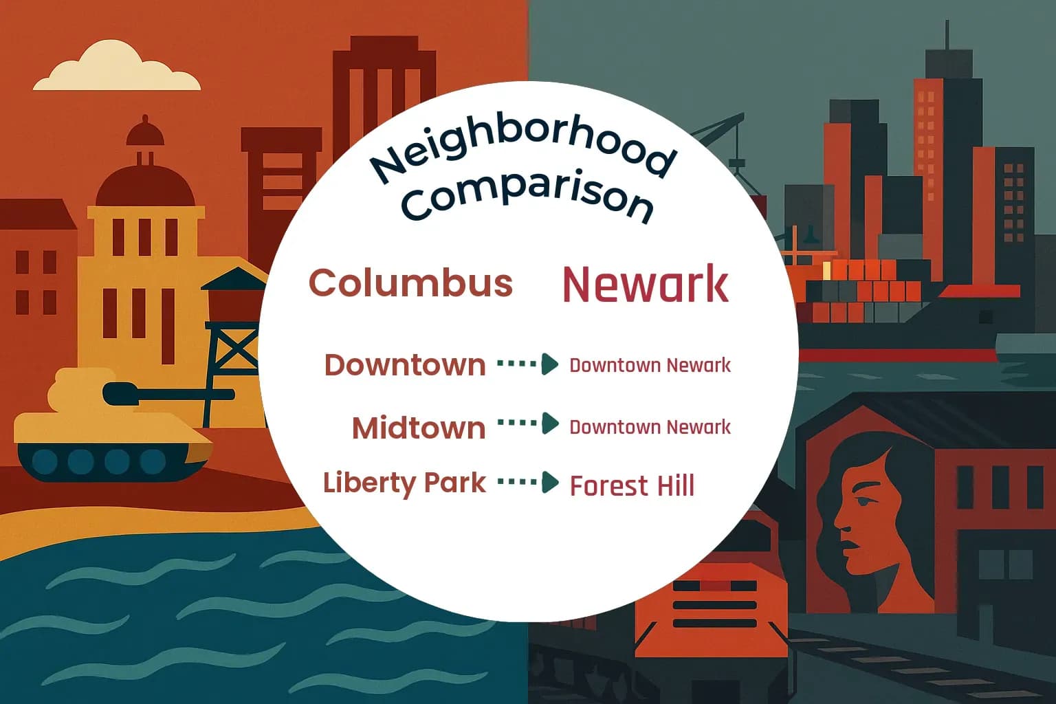 Columbus vs Newark Neighborhood Comparison