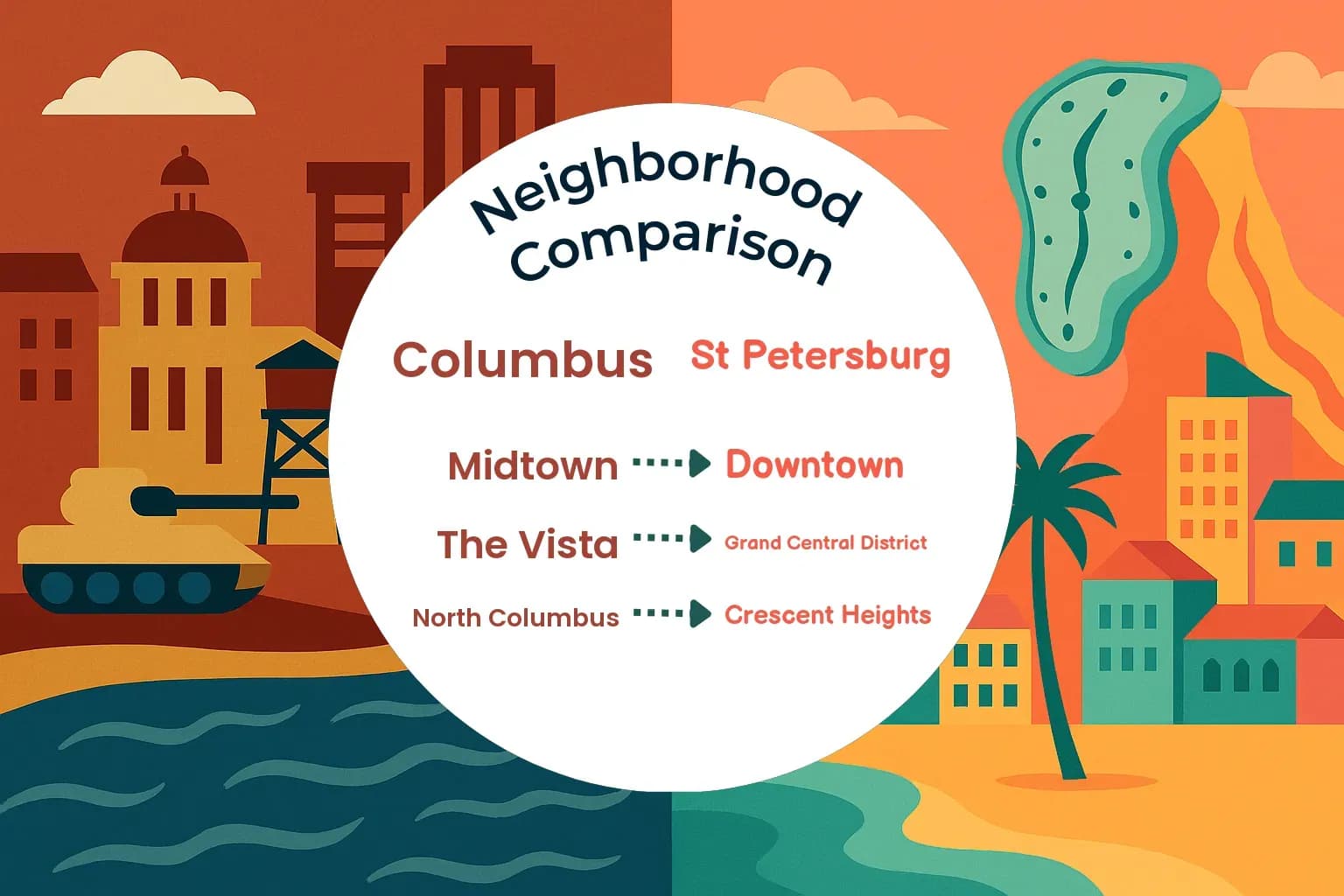 Columbus vs St. Petersburg Neighborhood Comparison
