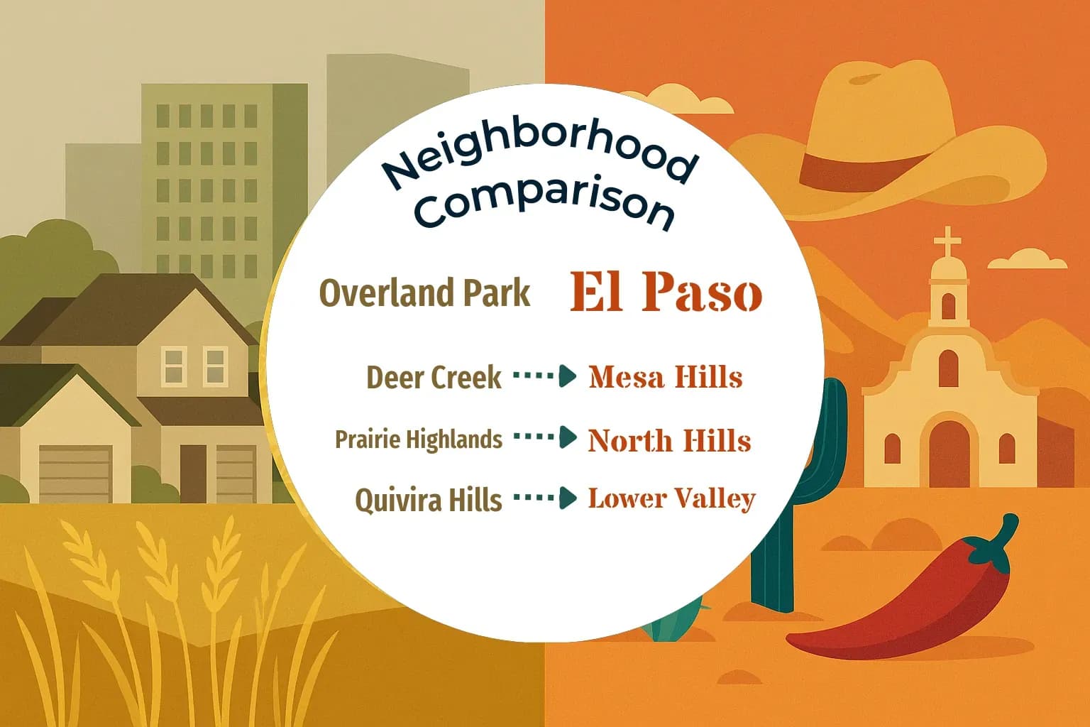 Overland Park vs El Paso Neighborhood Comparison
