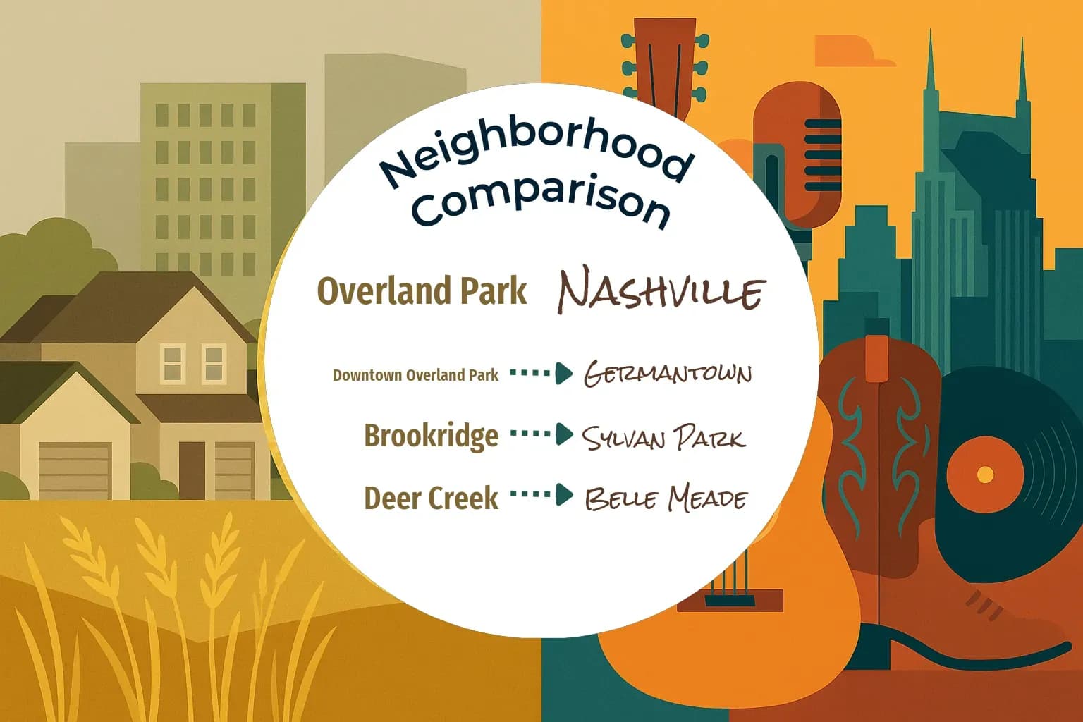 Overland Park vs Nashville Neighborhood Comparison