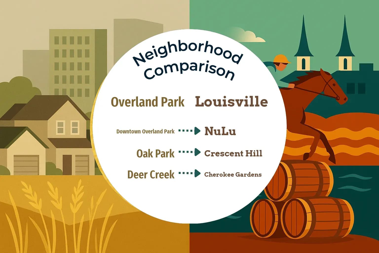 Overland Park vs Louisville Neighborhood Comparison