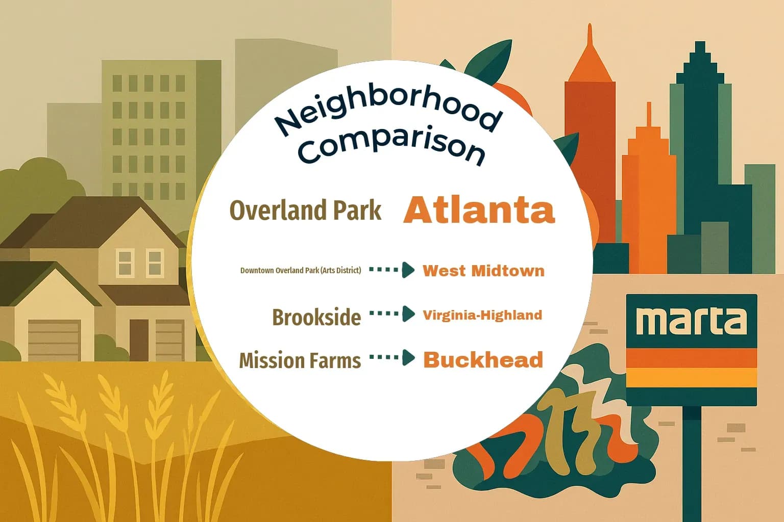 Overland Park vs Atlanta Neighborhood Comparison