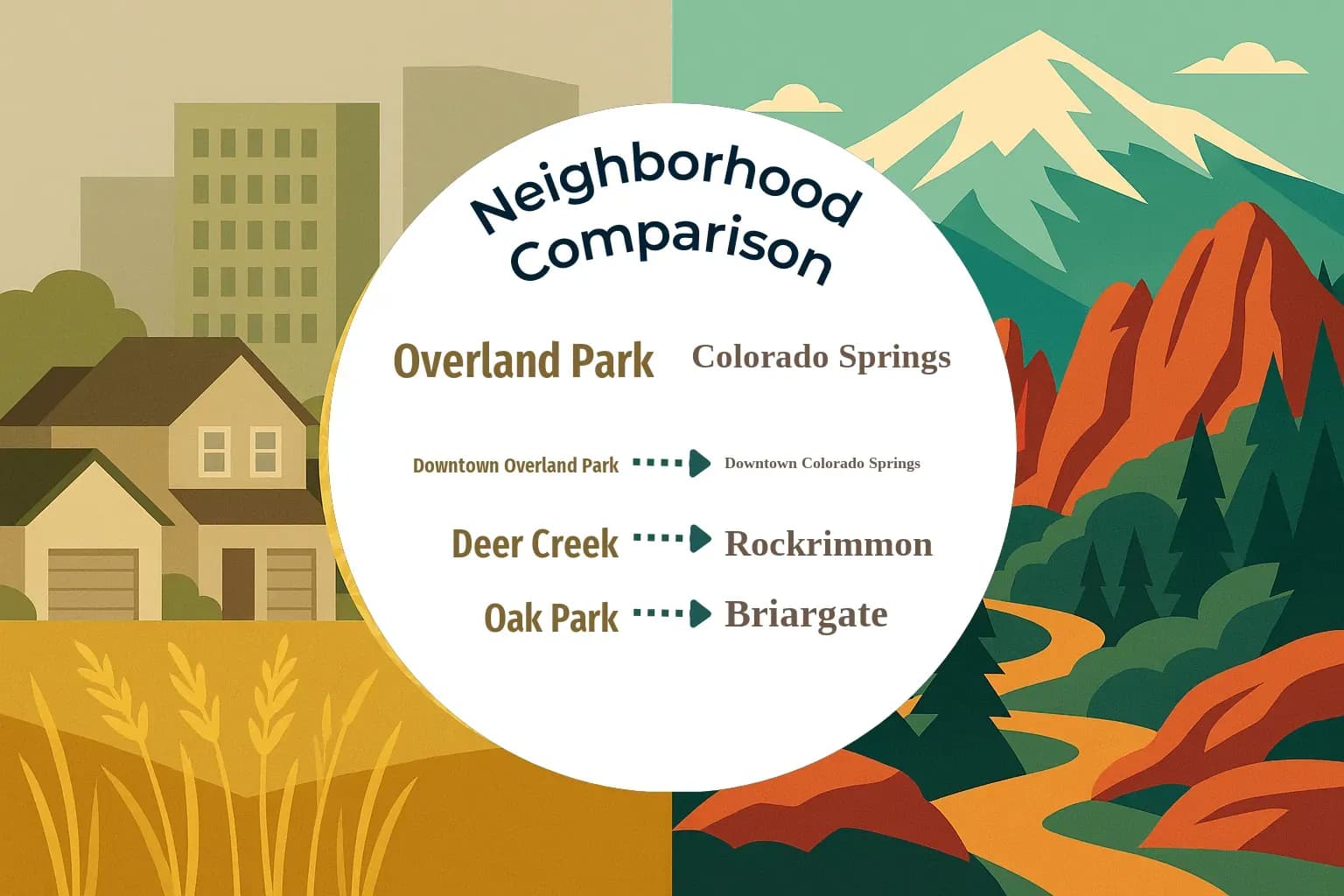 Overland Park vs Colorado Springs Neighborhood Comparison