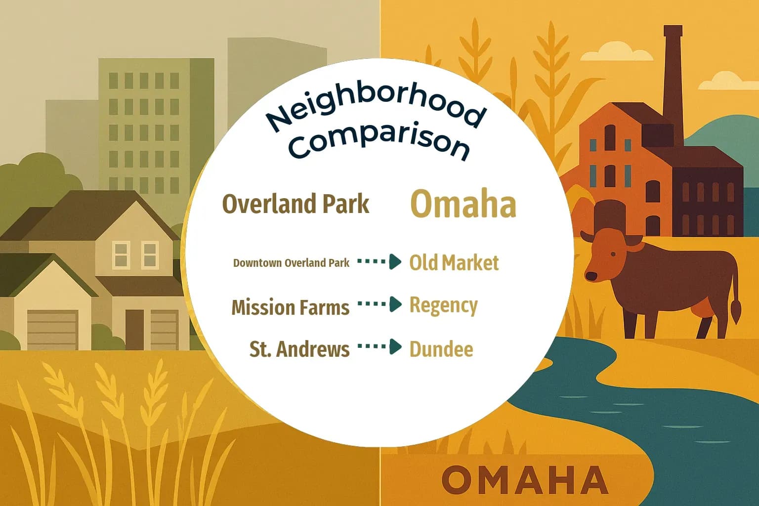 Overland Park vs Omaha Neighborhood Comparison