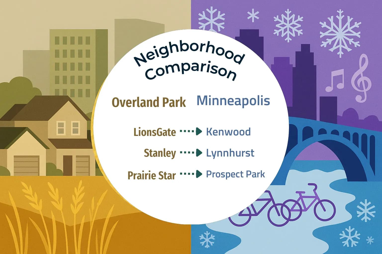 Overland Park vs Minneapolis Neighborhood Comparison