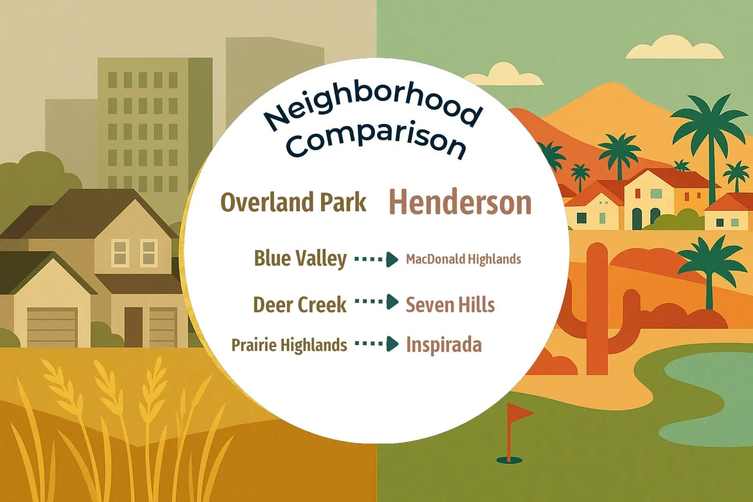 Overland Park vs Henderson Neighborhood Comparison