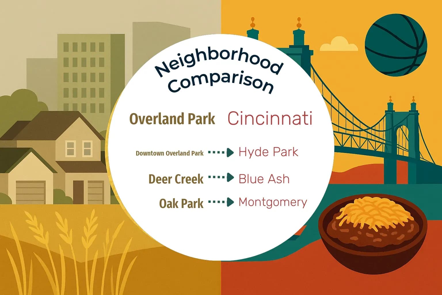 Overland Park vs Cincinnati Neighborhood Comparison