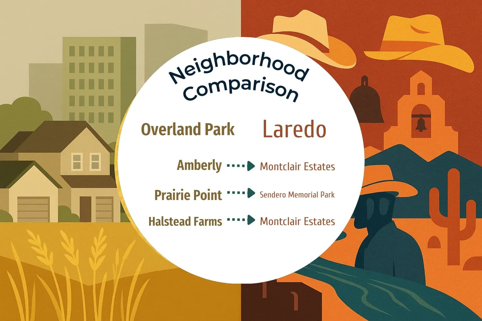 Overland Park vs Laredo Neighborhood Comparison