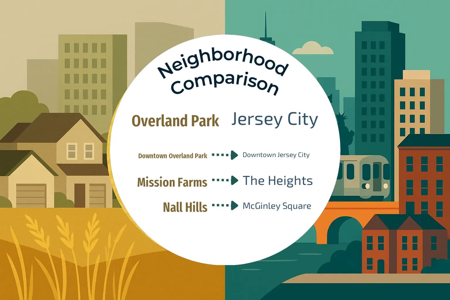 Overland Park vs Jersey City Neighborhood Comparison