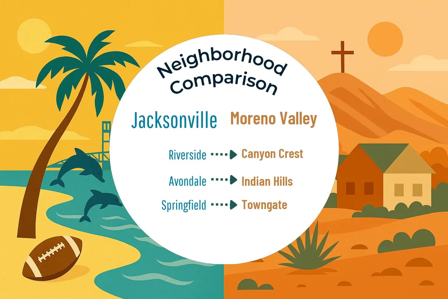 Jacksonville vs Moreno Valley Neighborhood Comparison