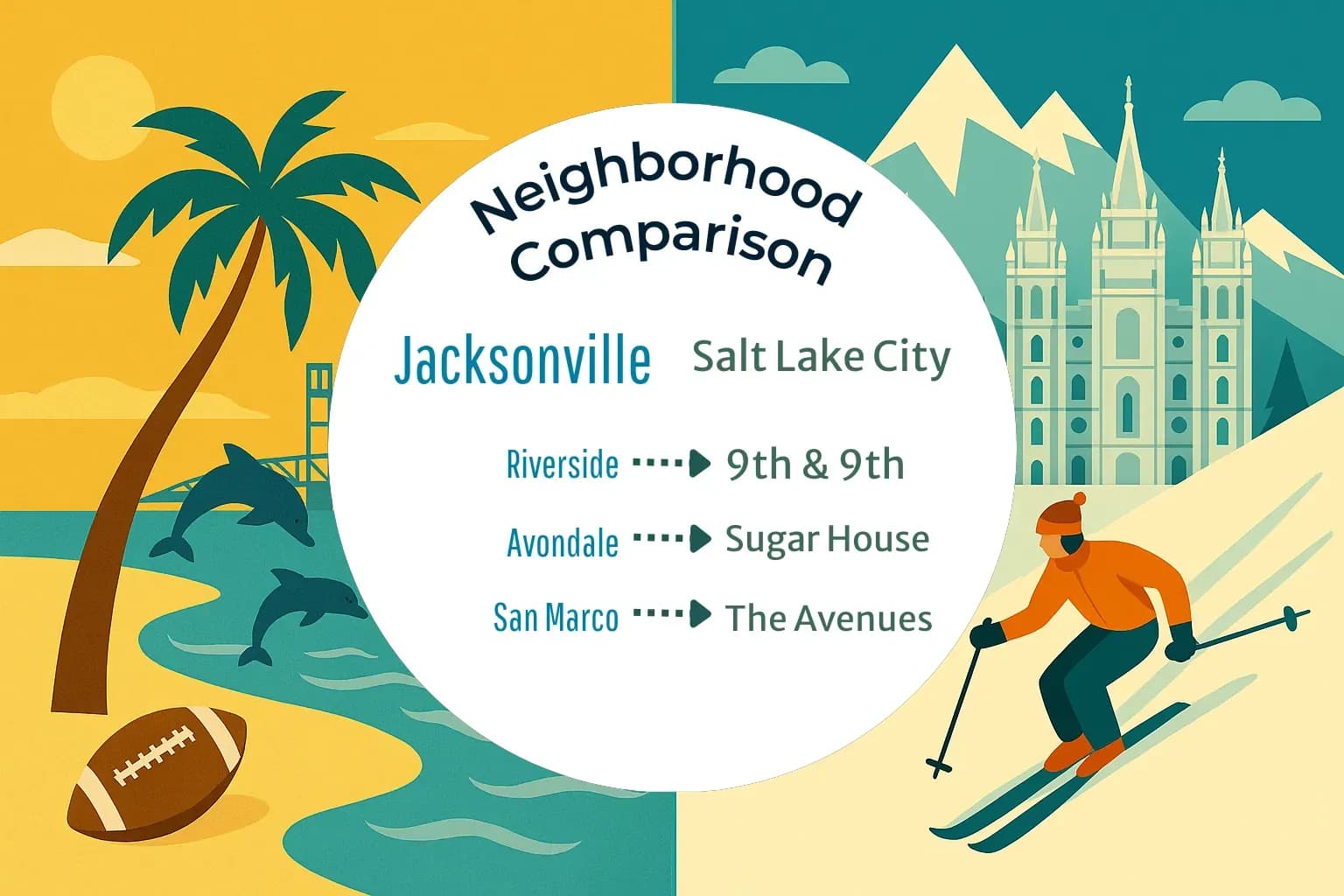 Jacksonville vs Salt Lake City Neighborhood Comparison