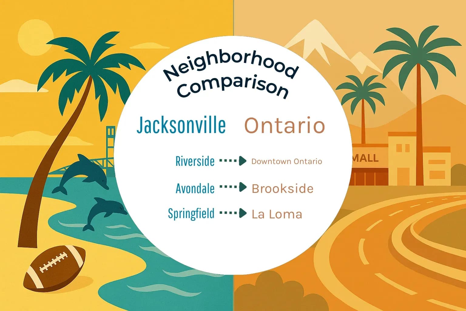 Jacksonville vs Ontario Neighborhood Comparison