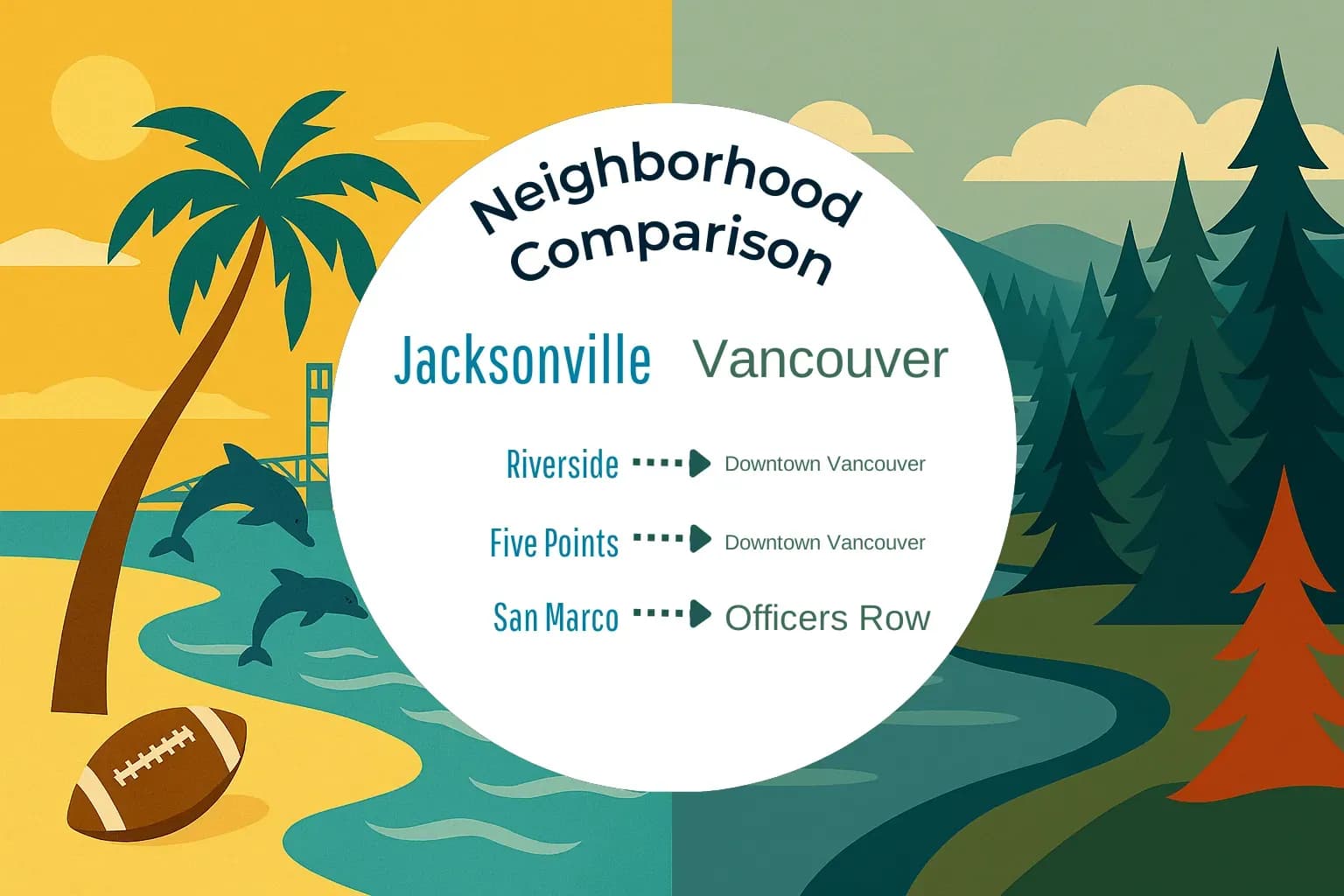 Jacksonville vs Vancouver Neighborhood Comparison