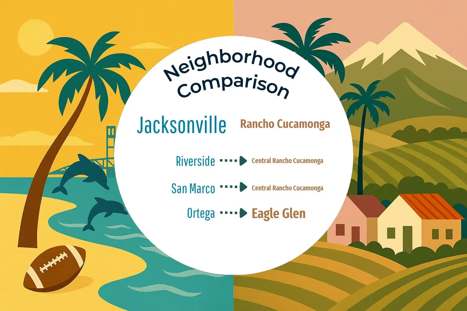 Jacksonville vs Rancho Cucamonga Neighborhood Comparison